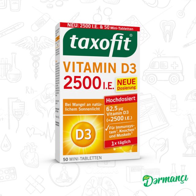 Vitamind3 2500 Taxofit