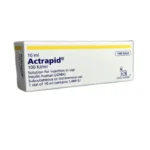 Actrapid 100 IU 10 ml flakon