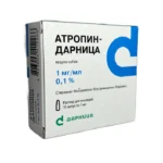 Atropin 0,1 % 1 ml N10 inyeksiya Darnitsa