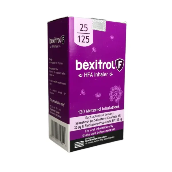 Bexitrol F 120 doza 25 mkq / 125 mkq aerozol