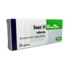 Enap-H 10 mq / 25 mq N20 tablet