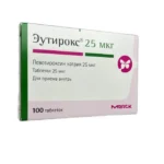 Eutiroks 25 mkq N100 tablet