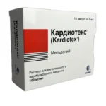 Kardioteks 100 mq 5 ml N10 inyeksiya