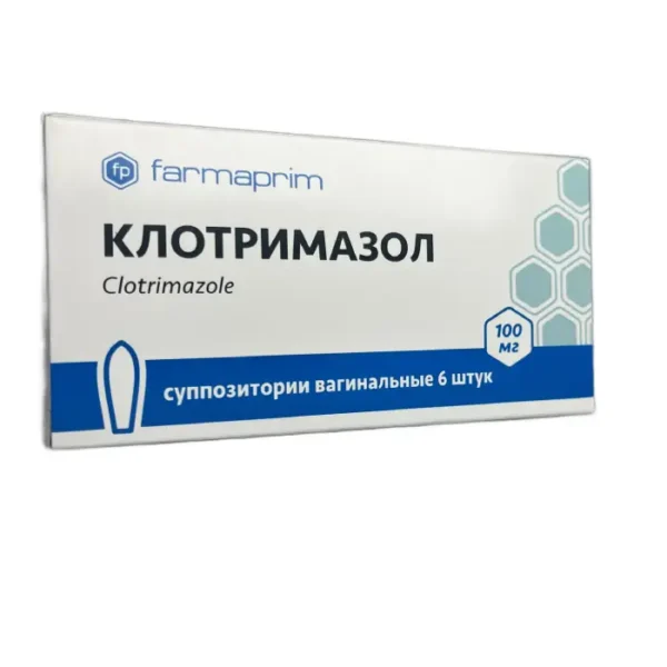 Klotrimazol 100 mq N6 vaginal şam Farmaprim