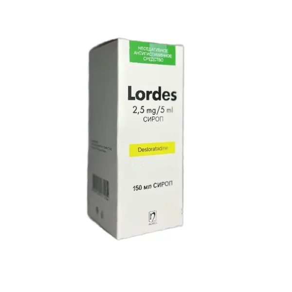 Lordes 2,5 mq 150 ml sirop