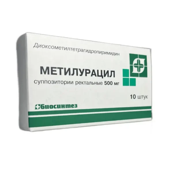Metilurasil 500 mq N10 rektal şam