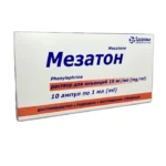 Mezaton 1 % 1 ml N10 inyeksiya Zdorovye