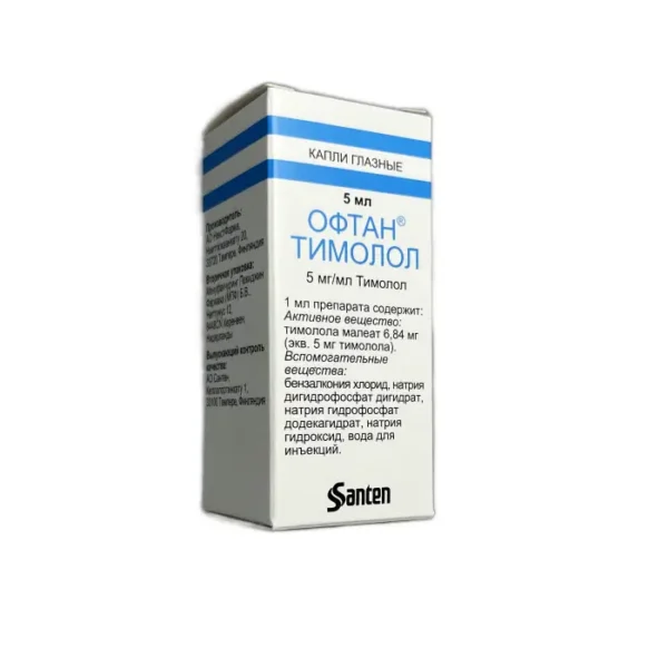 Oftan Timalol 0,5 % 5 ml göz damcısı
