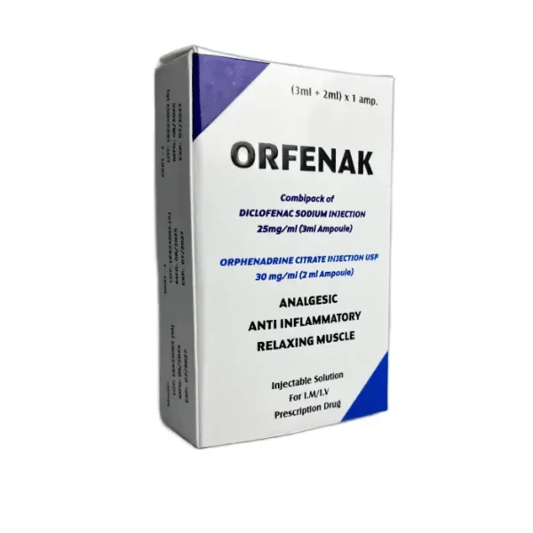 Orfenak 25 mq / 30 mq inyeksiya 3 ml + 2 ml