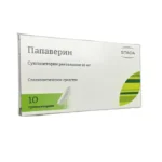 Papaverin 20 mq N10 rektal şam