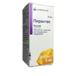 Pirantel 250 mq 5 ml suspenziya