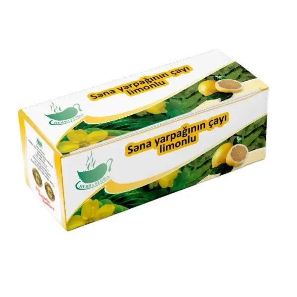 Səna yarpağının çayı limonlu N20 paket Herbaflora