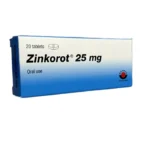 ZINKOROT 25 MG N20 TAB