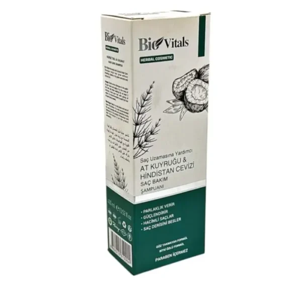 At quyruğu özlü 400 ml şampun Bio Vitals
