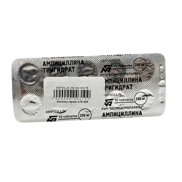 Ampisillin 250 mq N10 tablet
