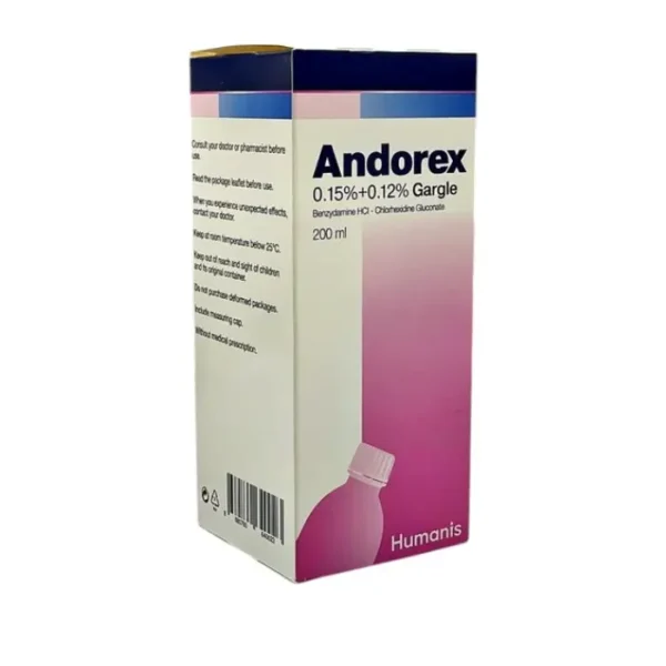 Andoreks 0,15 % / 0,12 % 200 ml məhlul