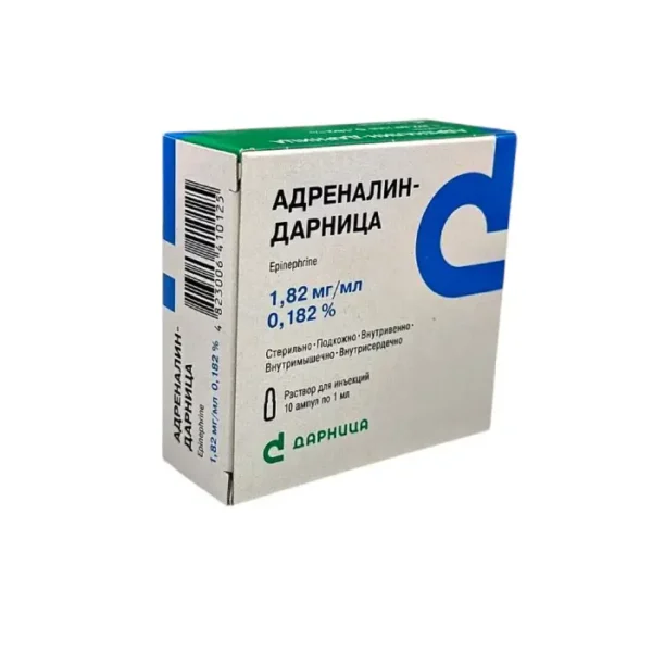 Adrenalin 1 ml N10 Inyeksiya Darnitsa