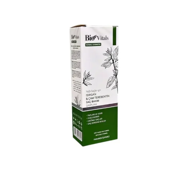 Bio Vitals (ısırgan, çam terebentin) 400 ml şampun
