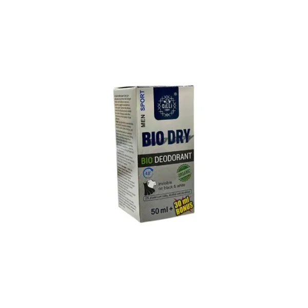 Gilli Bio dry men sport deodorant 80 ml