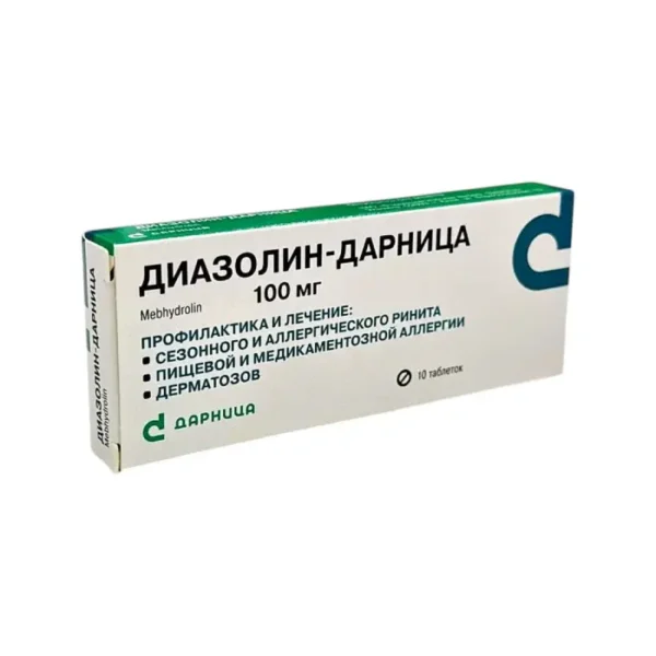 Diazolin 100 mq N10 tablet