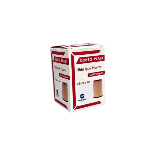 Dokto Plast ipək rulon 7.5 sm x 5 m plastr