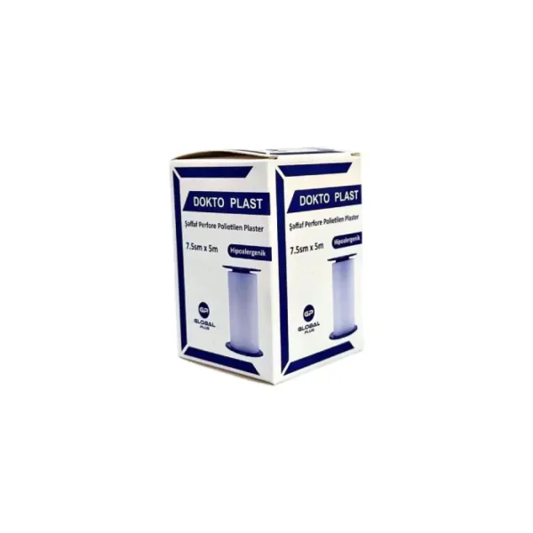 Dokto Plast şəffaf kağız 7.5 sm x 5 m plastr