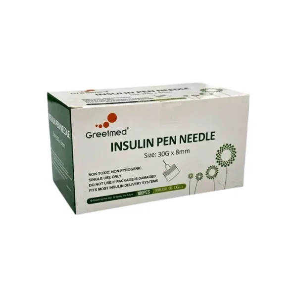 Hazır qələm iynəsi 8mm x 30G N100 Greetmed