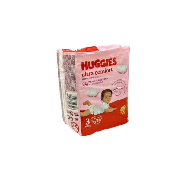 Huggies-3 Ultra comfort qız üçün N21 uşaq bezi