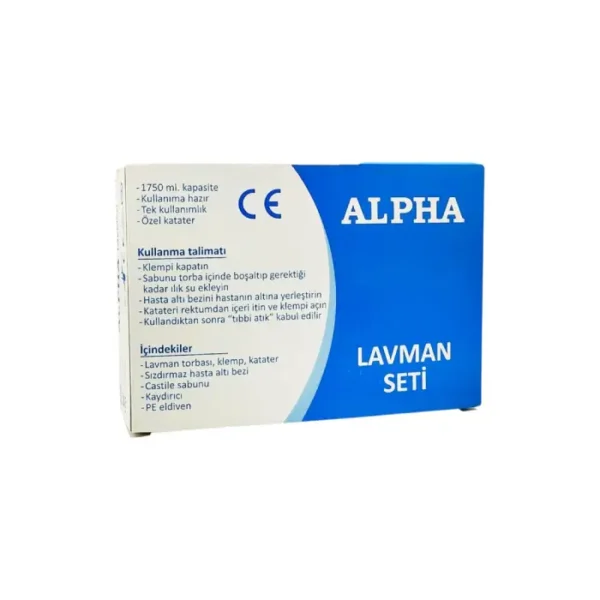 Klizma seti birdəfəlik 1750 ml Alpha