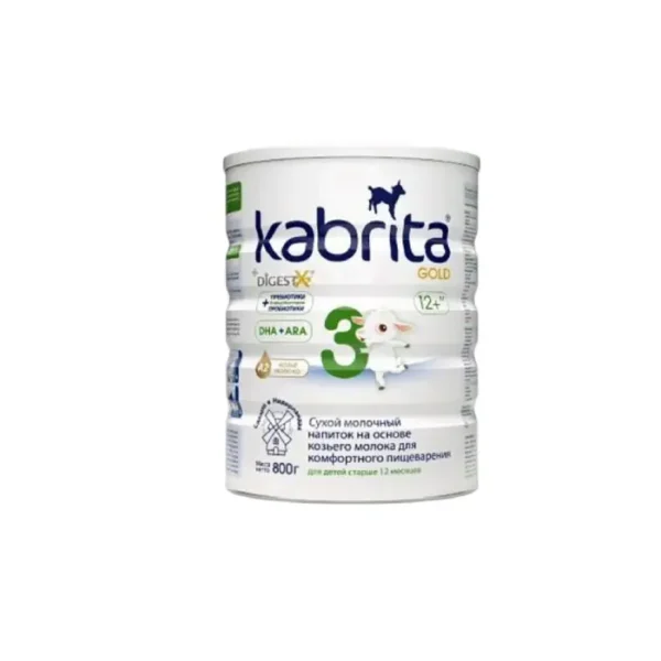 Kabrita-3 uşaq qidası 12 ay+ 800 q