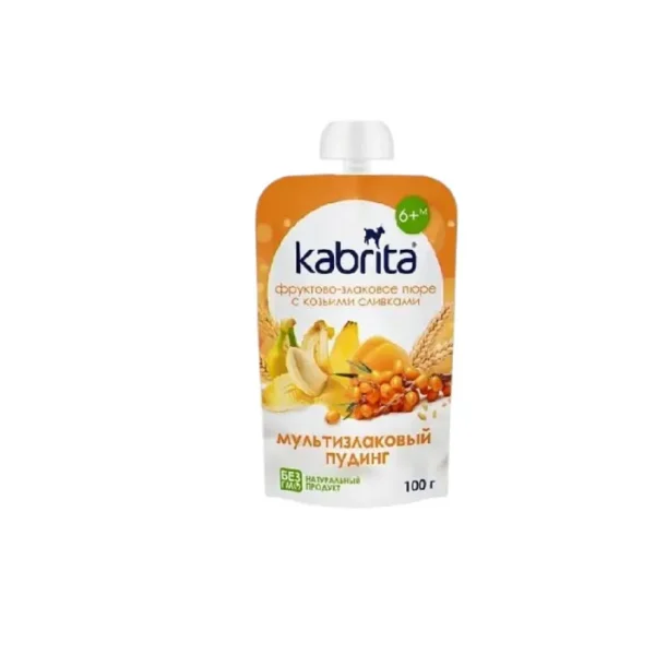 Kabrita çaytikanı ilə çoxtaxıllı pudinqi 6 ay+ 100 q