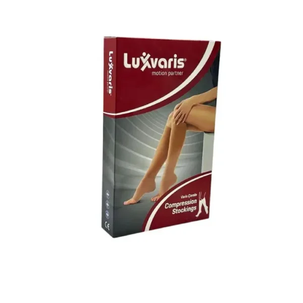 Luxvaris 2-ci sinif dizaltı corab N3 (burnu açıq,dəri rəngi) 808