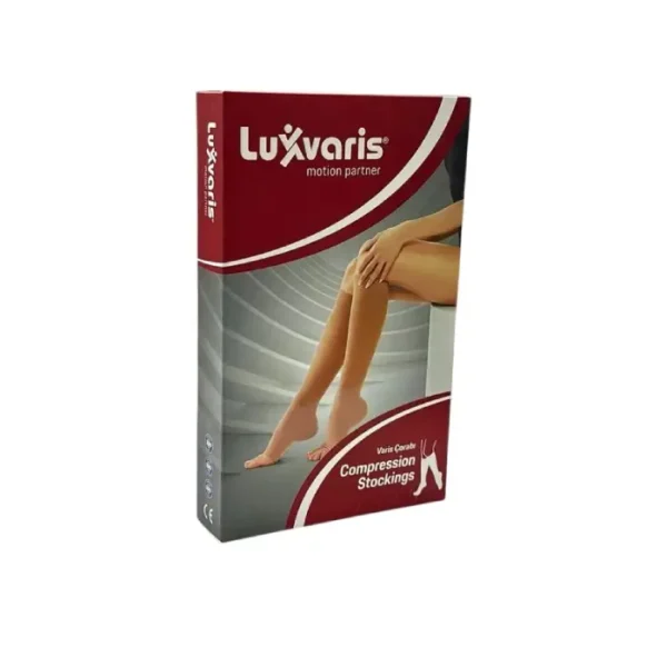 Luxvaris 2-ci sinif dizaltı corab N7 (burnu açıq,dəri rəngi) 808