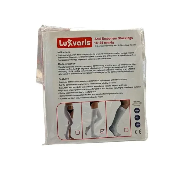 Luxvaris anti-embolik dizüstü corab S 819-2