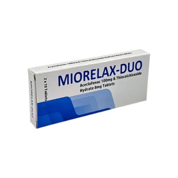 Miorelaks duo 100 mq / 8 mq N20 tablet