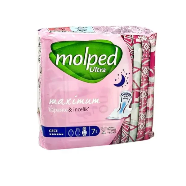 Molped ultra gecə üçün N7 gigiyenik bez