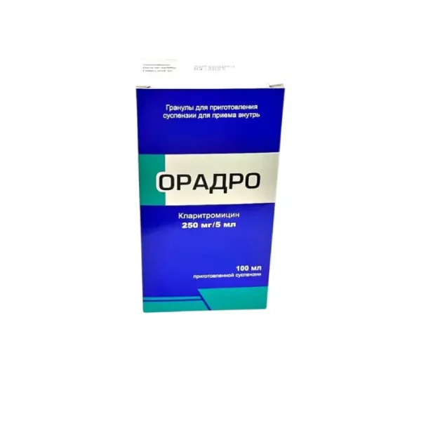 Oradro 250 mq 100 ml suspenziya
