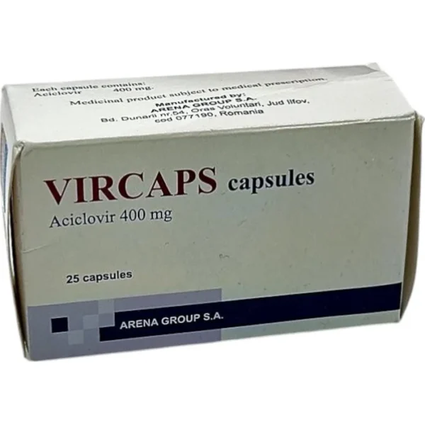 VIRKAPS 400 MG N25 KAP