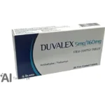 DUVALEX 5 MG/160 MG N28 TAB