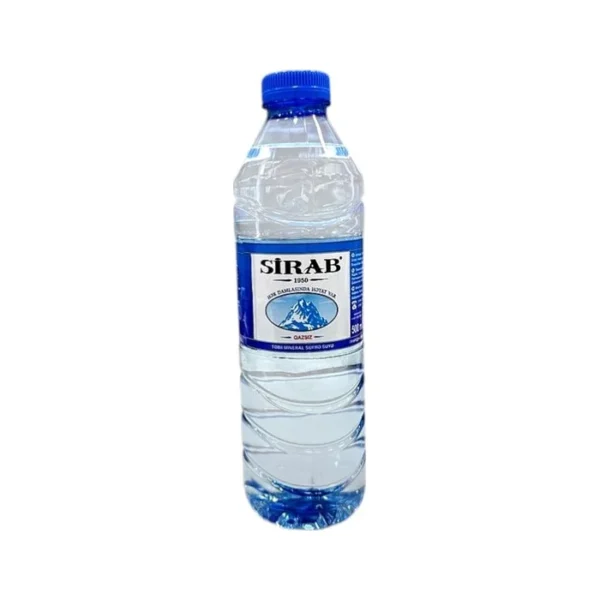 Sirab qazsız su 500 ml