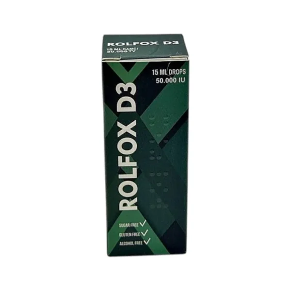 Rolfox D3 50000 IU 15 ml damcı
