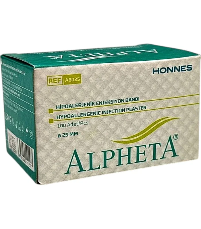 Inyeksiya üçün 25 mm N100 plastr Alpheta Inyeksiya üçün 25 mm N100 plastr Alpheta