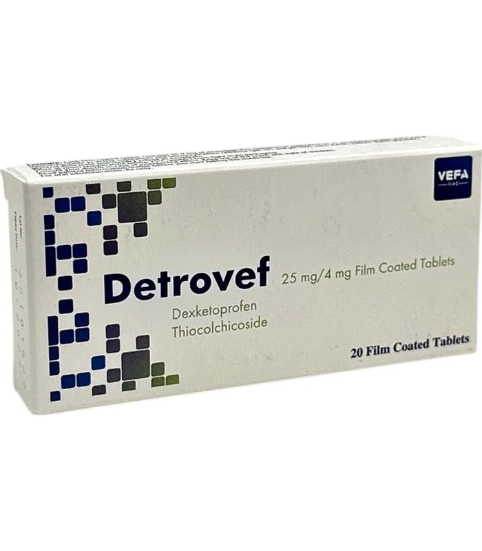 DETROVEF 25 MG 4 MG N20 TAB DETROVEF 25 MG 4 MG N20 TAB