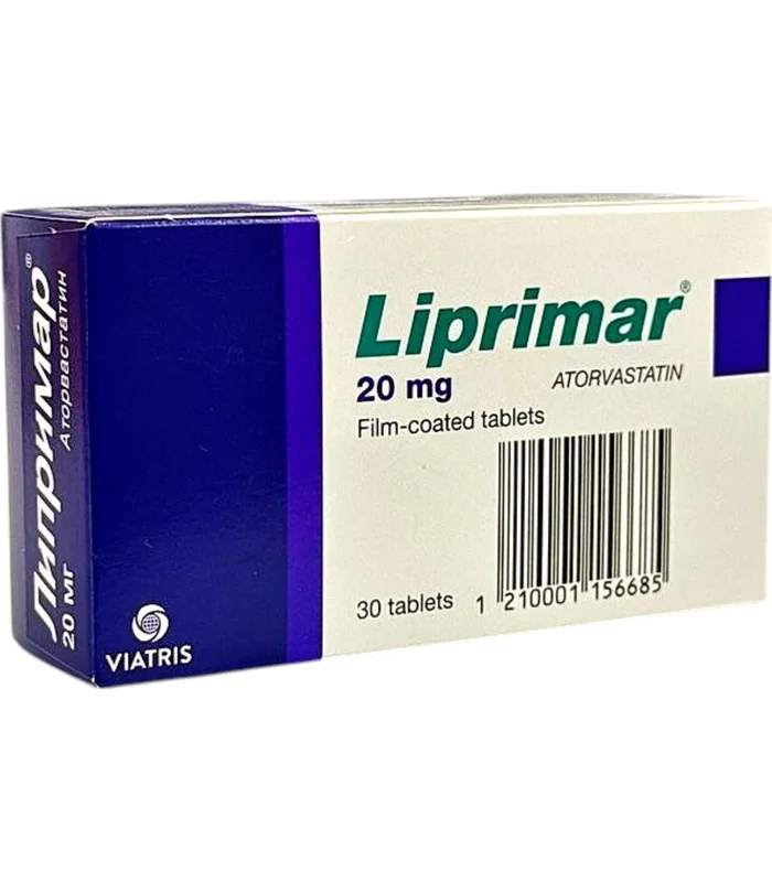 Liprimar 20 mq N30 tablet Liprimar 20 mq N30 tablet