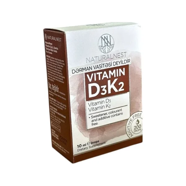 Naturalnest D3 + K2 10 ml damcı