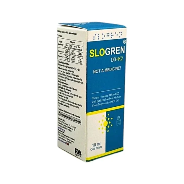 Slogren D3+K2 10 ml damcı