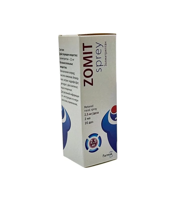 ZOMIT 2 ML 20 DOZ 2,5 MG SPREY