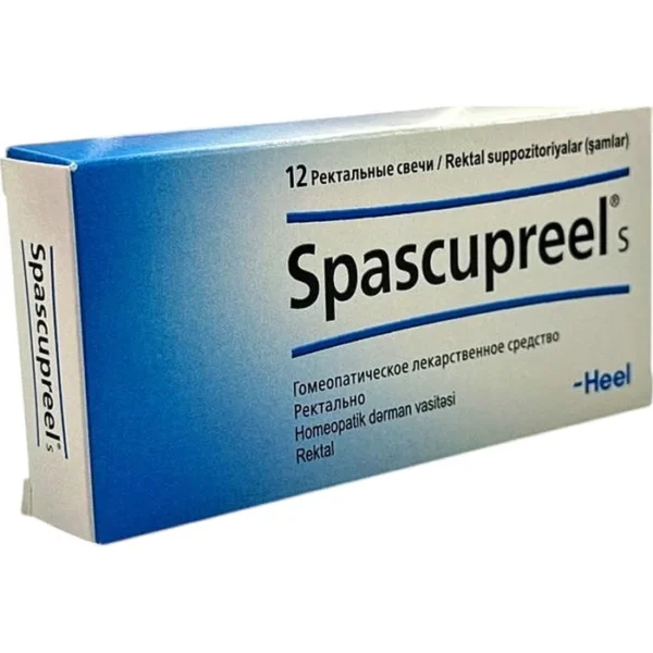 Spascupreel N12 rektal şam