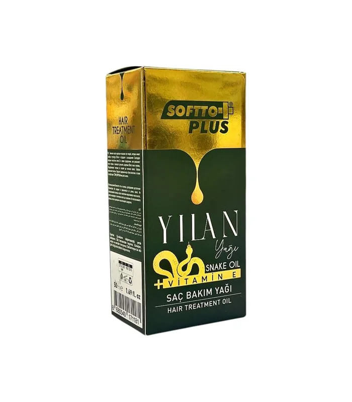 Yılan yağlı saç bakım yağı 50 ml Softto plus