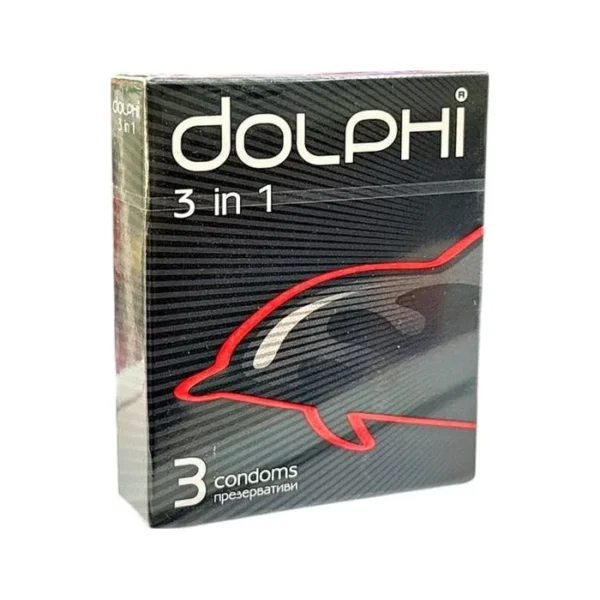 Dolphi 3 in 1 N3 prezervativ